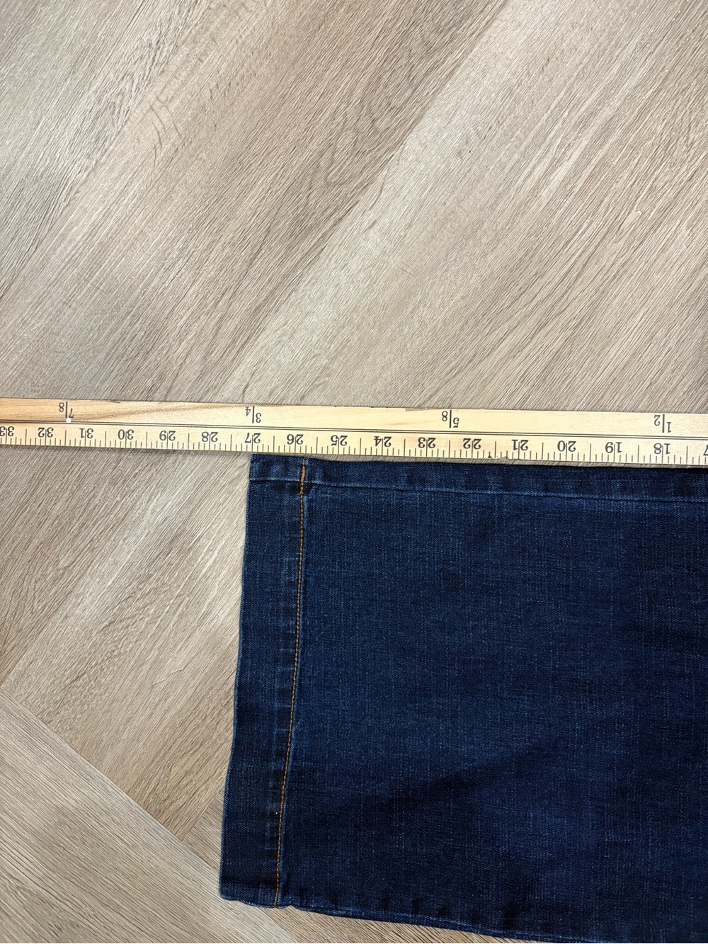 ModCloth X Princess Highway floral embroidered pockets wide leg jeans 14 - Picture 7 of 9